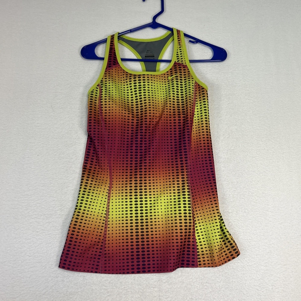Nike Dri Fit Womens Athletic Tank Top Small Active Wear Built in Support 586635